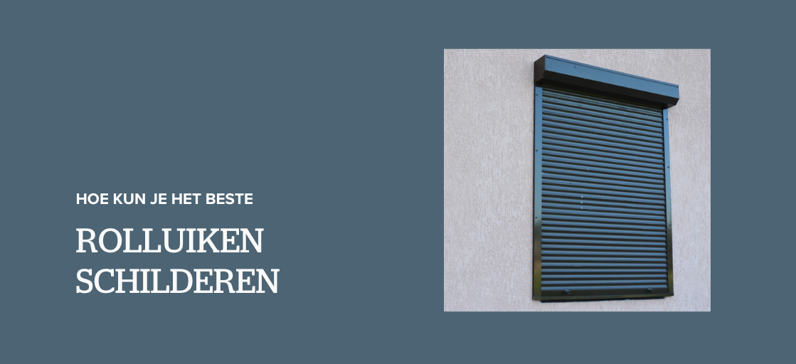 Rolluiken schilderen